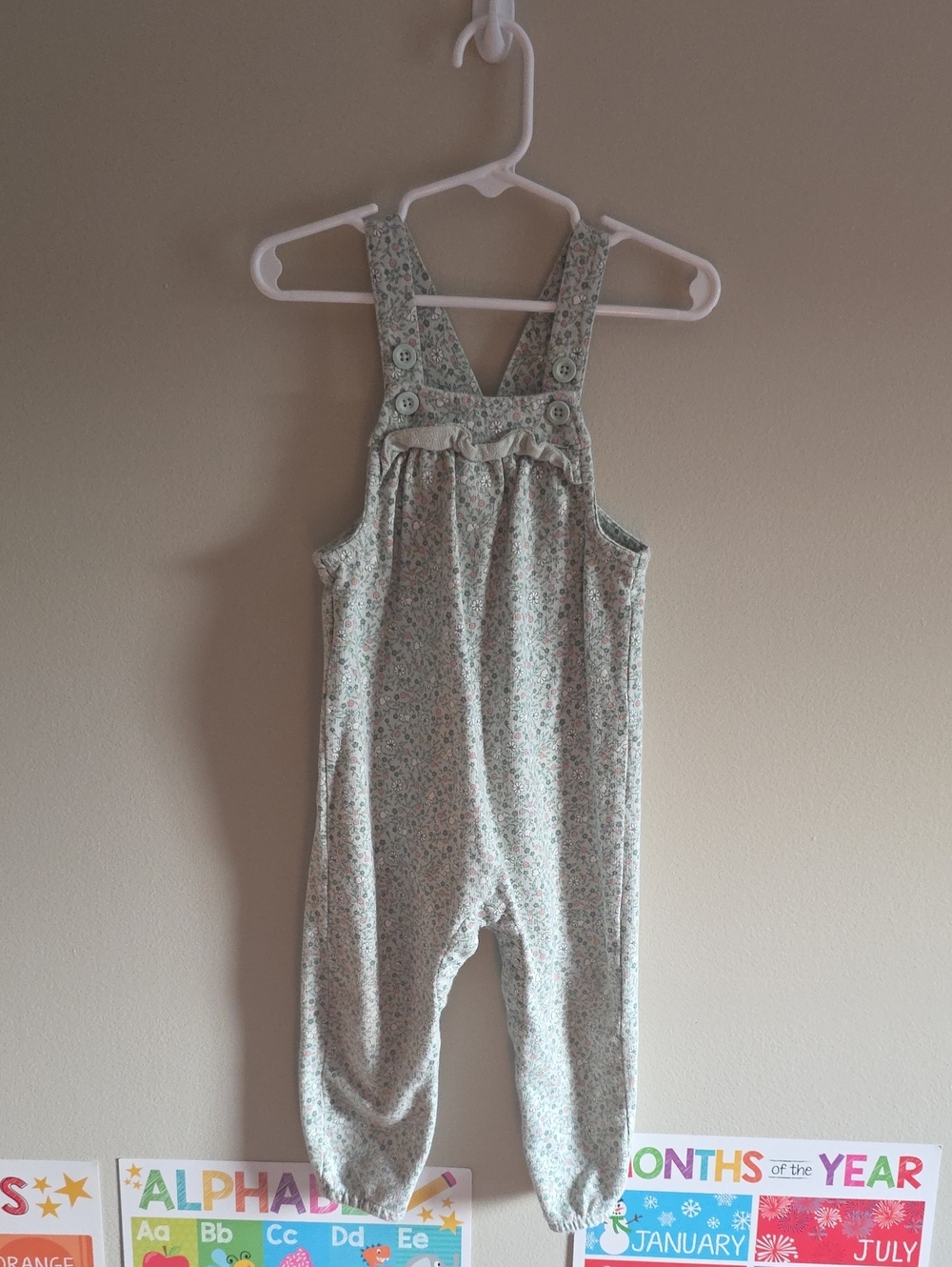 Carter's Floral Overall One-Piece